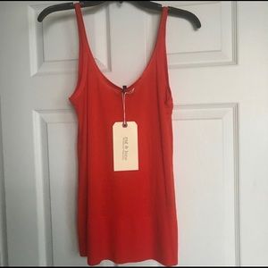 RAG & BONE sunburst orange camisole tank top